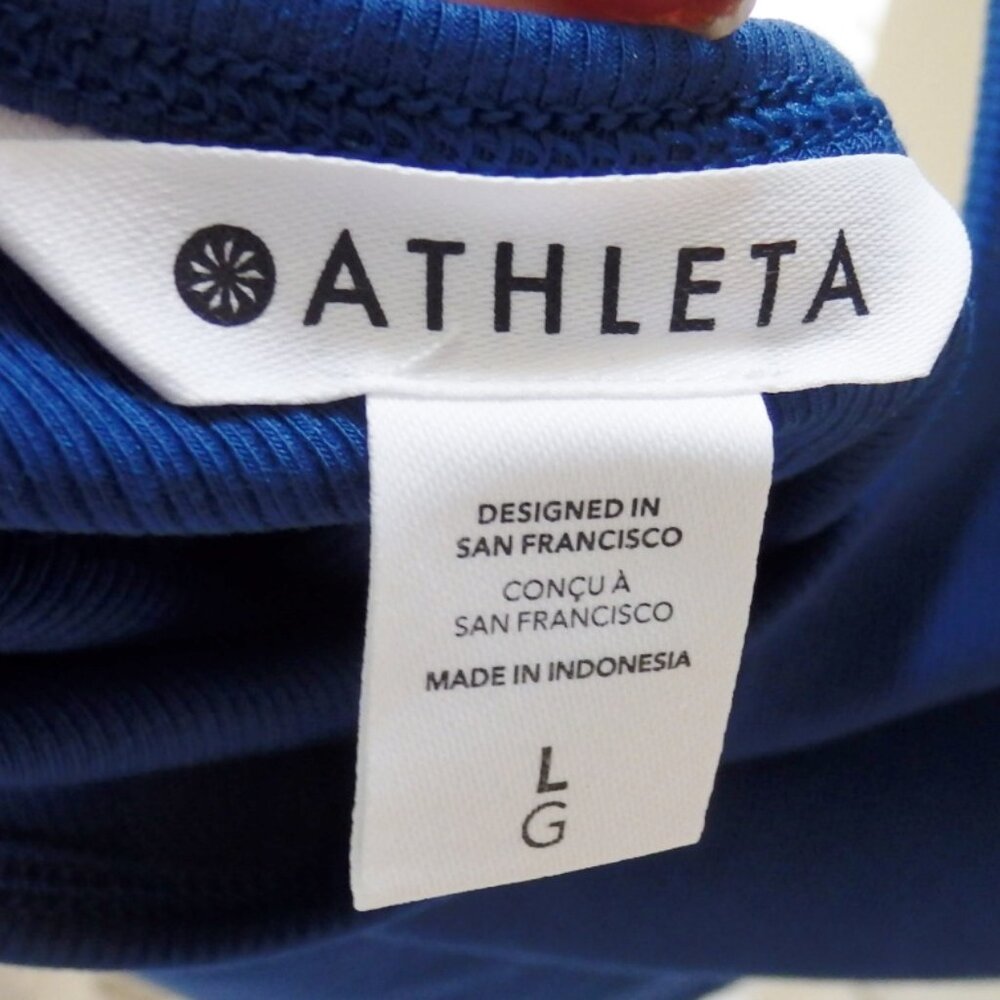 Athleta Deep Teal Racerback Tank - Picture 6 of 8
